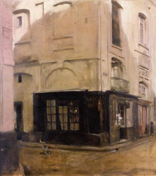 Café At Dieppe by Sir William Nicholson