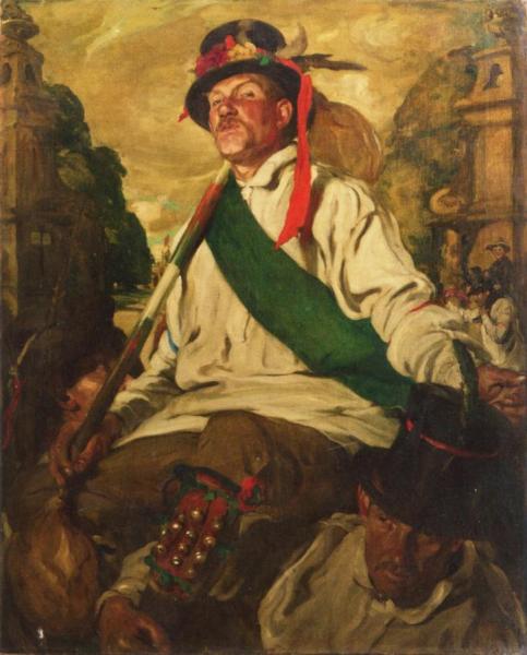 Chairing The Morris Dancer by Sir William Nicholson