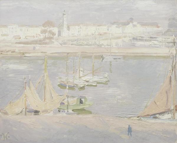 La Rochelle,the Harbour by Sir William Nicholson