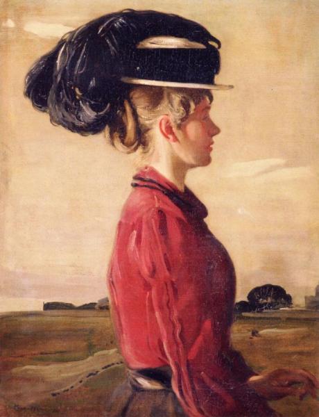 Mrs. Stafford Of Paradise Row by Sir William Nicholson