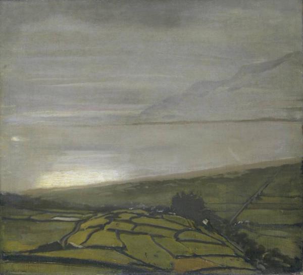 The Hill Above Harlech by Sir William Nicholson