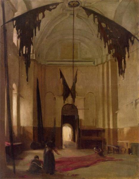 The Old Kitchen, Blenheim by Sir William Nicholson