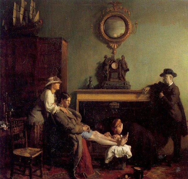 A Mere Fracture by Sir William Orpen