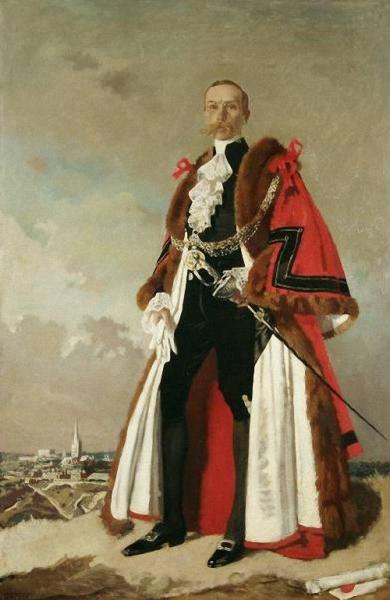 Ernest Egbert Blyth, Last Mayor And First Lord Mayor Of Norwich by Sir William Orpen