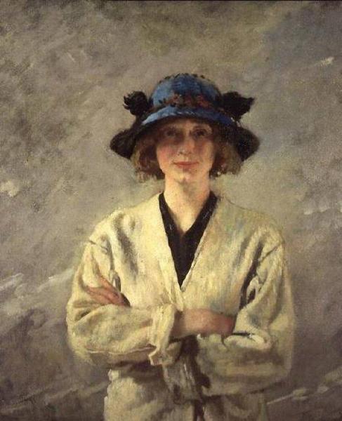 Girl In A White Dress by Sir William Orpen