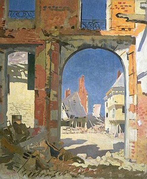 Girls College, Peronne by Sir William Orpen Oil Painting Reproductions