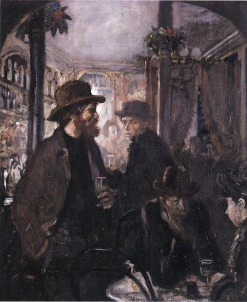 In The Pub by Sir William Orpen Oil Painting Reproductions