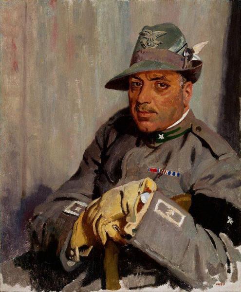 Italian Major by Sir William Orpen
