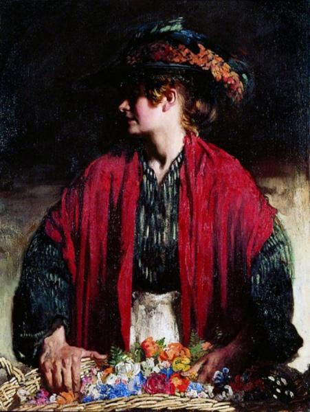 Lottie Of Paradise Walk by Sir William Orpen