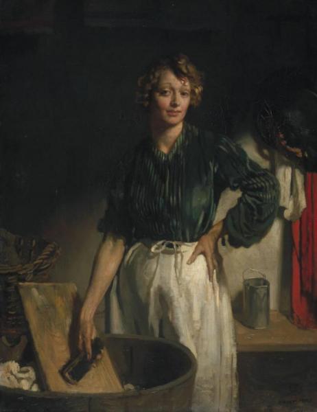 Lottie Of Paradise Walk by Sir William Orpen