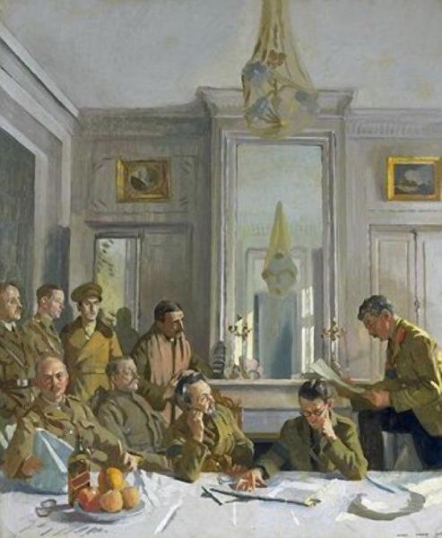 Members Of The Allied Press by Sir William Orpen