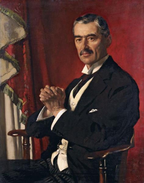 Neville Chamberlain by Sir William Orpen