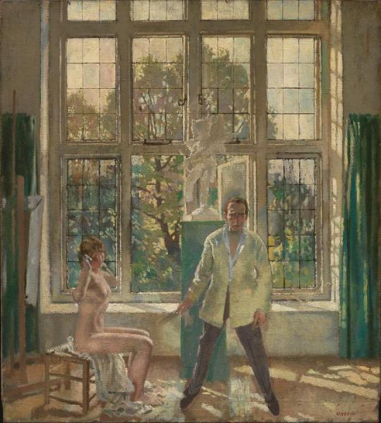 Selfportrait With Model by Sir William Orpen