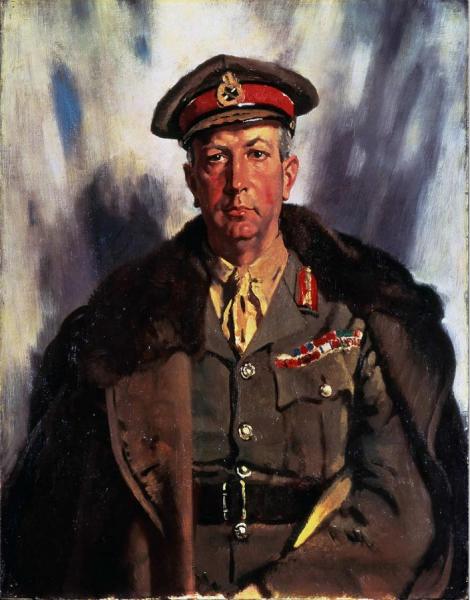 Sir Arthur Currie by Sir William Orpen