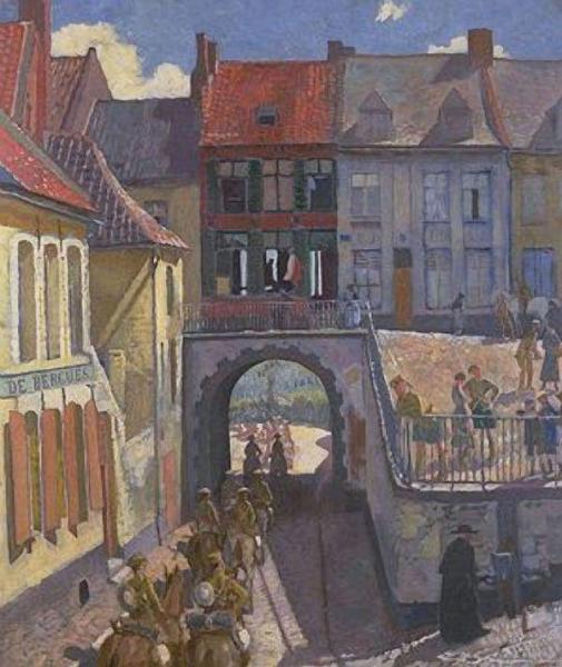 The Household Brigade, Ypres Salient by Sir William Orpen