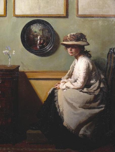 The Mirror by Sir William Orpen