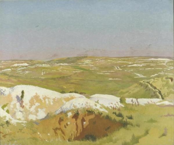 The Somme: A Clear Day by Sir William Orpen