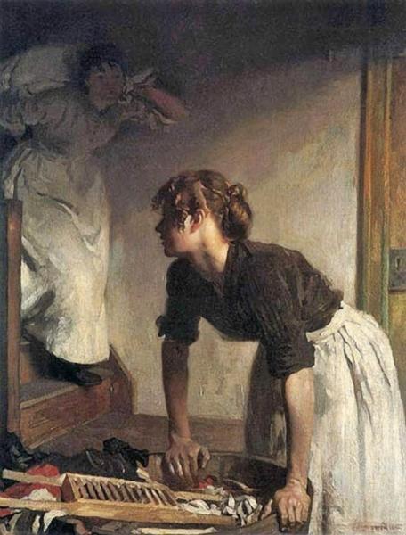 The Wash House by Sir William Orpen