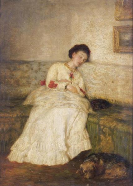 Asleep by Sir William Quiller Orchardson Oil Painting Reproductions