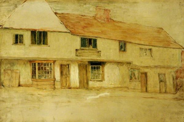 Cottages, Stanstead, Essex by Sir William Quiller Orchardson