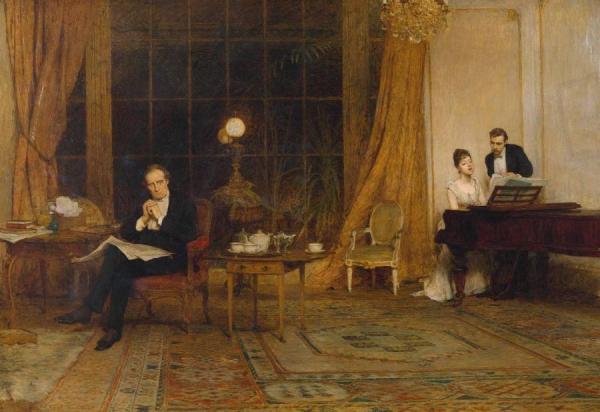 Sir William Quiller Orchardson Her Mother's Voice