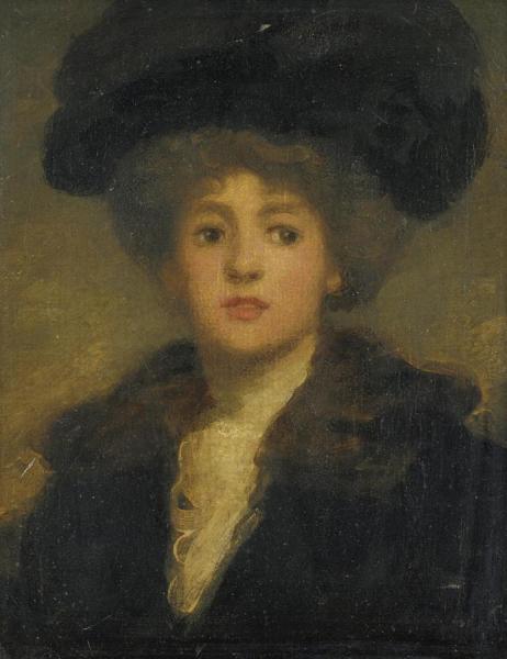 Portrait Of A Lady In Black by Sir William Quiller Orchardson