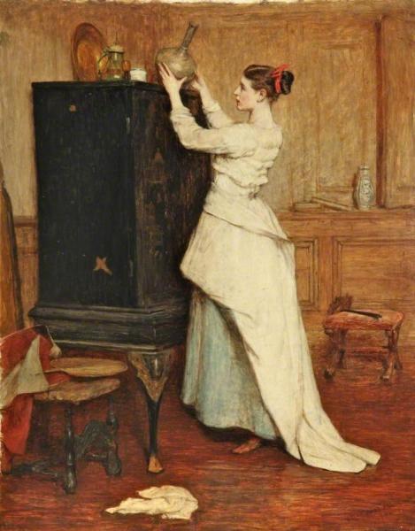 The Chinese Cabinet by Sir William Quiller Orchardson