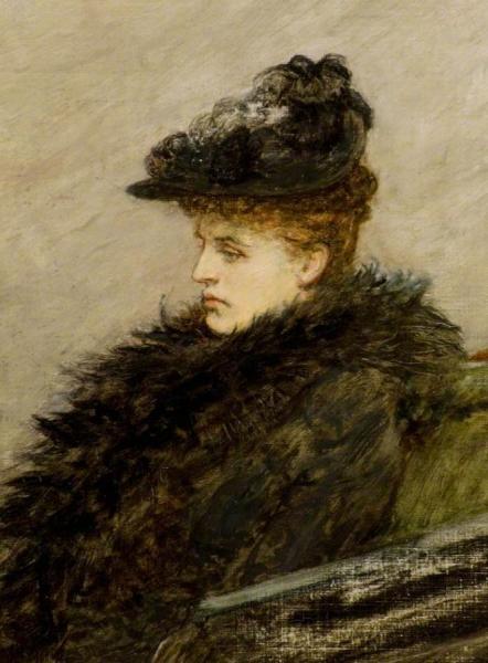 The Feather Boa by Sir William Quiller Orchardson