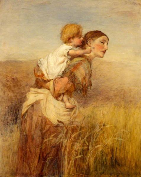 Through The Corn by Sir William Quiller Orchardson Oil Painting Reproductions