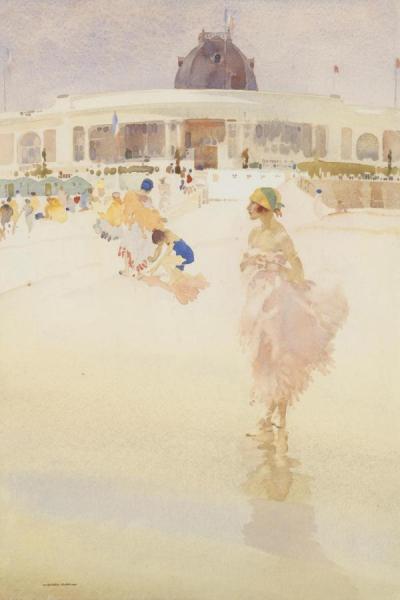 Ballerinas On The Beach by Sir William Russell Flint