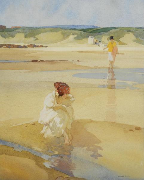 Belinda Sulking by Sir William Russell Flint Oil Painting Reproductions
