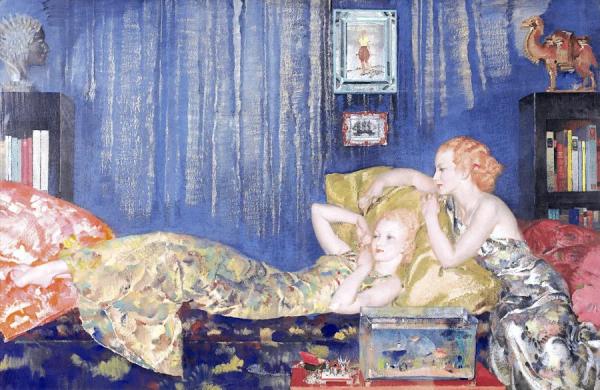 Bronze And Silver by Sir William Russell Flint Oil Painting Reproductions