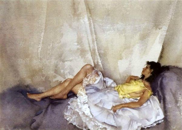 Cecila Reclining by Sir William Russell Flint