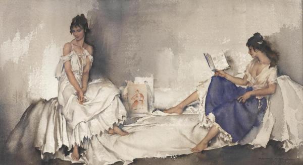 Interlude by Sir William Russell Flint