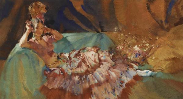 Maruja The Strong by Sir William Russell Flint