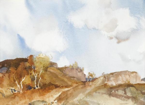 Near St Fillans, Loch Earn by Sir William Russell Flint
