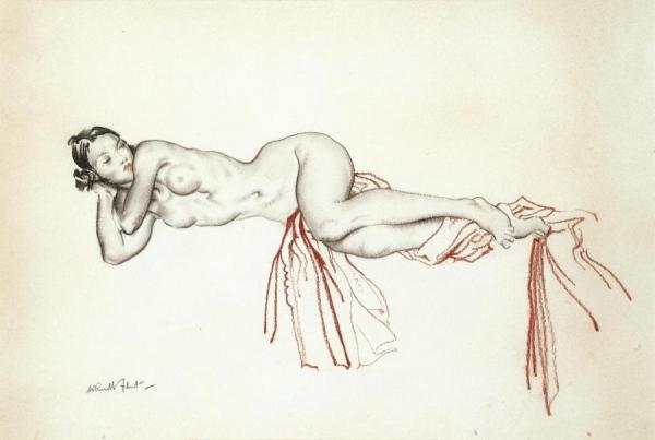 Odalisque by Sir William Russell Flint