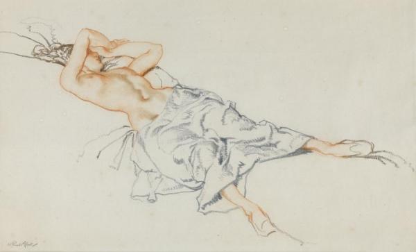 Reclining Model by Sir William Russell Flint