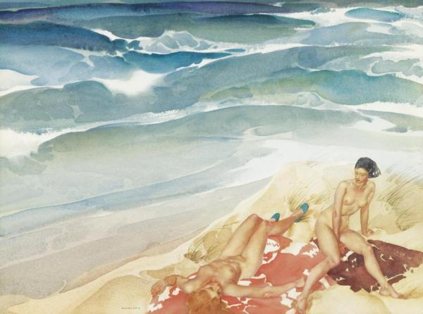 Sandy Bastion by Sir William Russell Flint