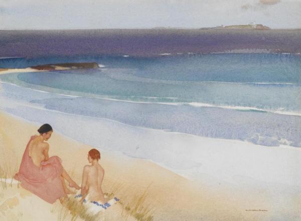 Sea, Sand And Idleness by Sir William Russell Flint Oil Painting Reproductions