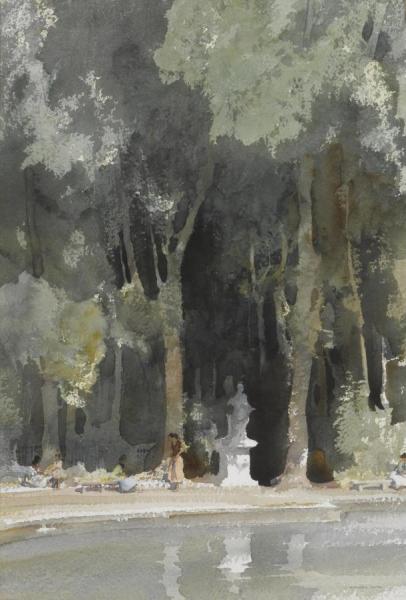 Souvenir Of Versailles by Sir William Russell Flint