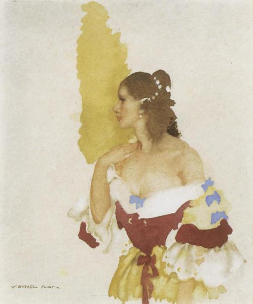 Study Of A Dancer by Sir William Russell Flint