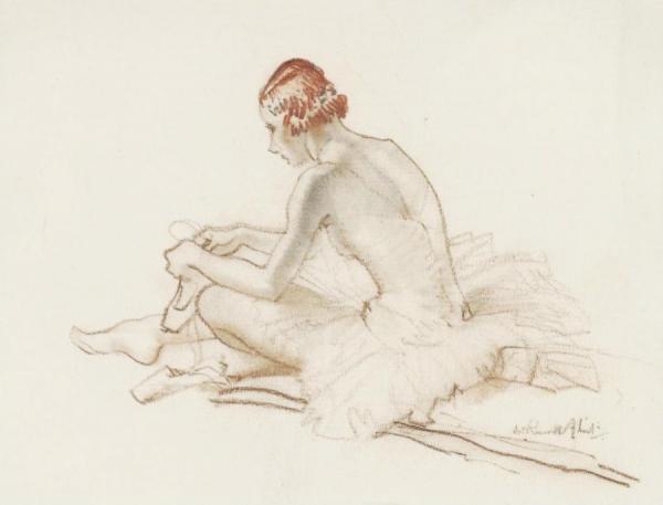The Ballerina by Sir William Russell Flint