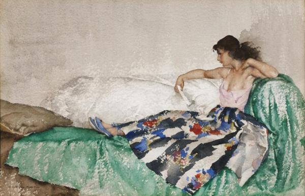 The Letter by Sir William Russell Flint