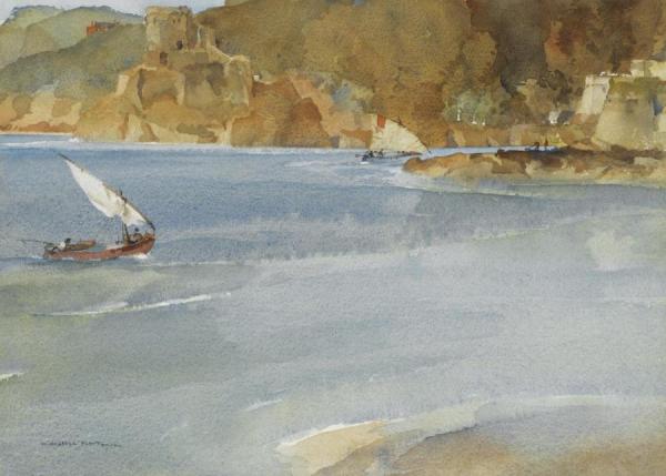 The Two Lateen Sails by Sir William Russell Flint