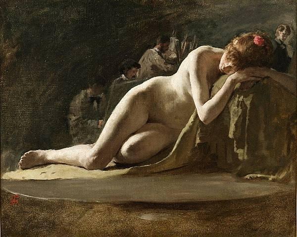 The Life Class by Solomon Joseph Solomon Oil Painting Reproductions