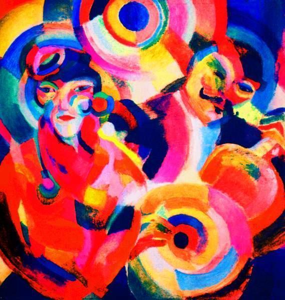 Flamenco Singer by Sonia Delaunay-terk