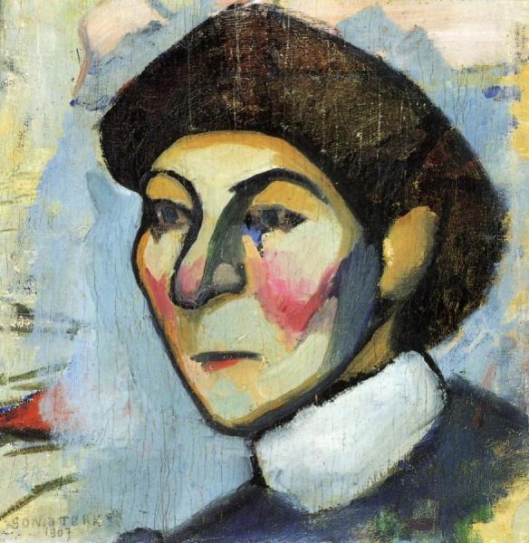 Portrait Of Philomene by Sonia Delaunay-terk
