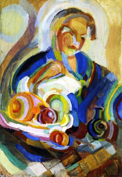Portugese Woman With Fruit by Sonia Delaunay-terk