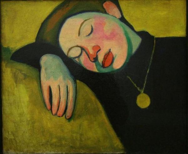 Young Girl Asleep by Sonia Delaunay-terk